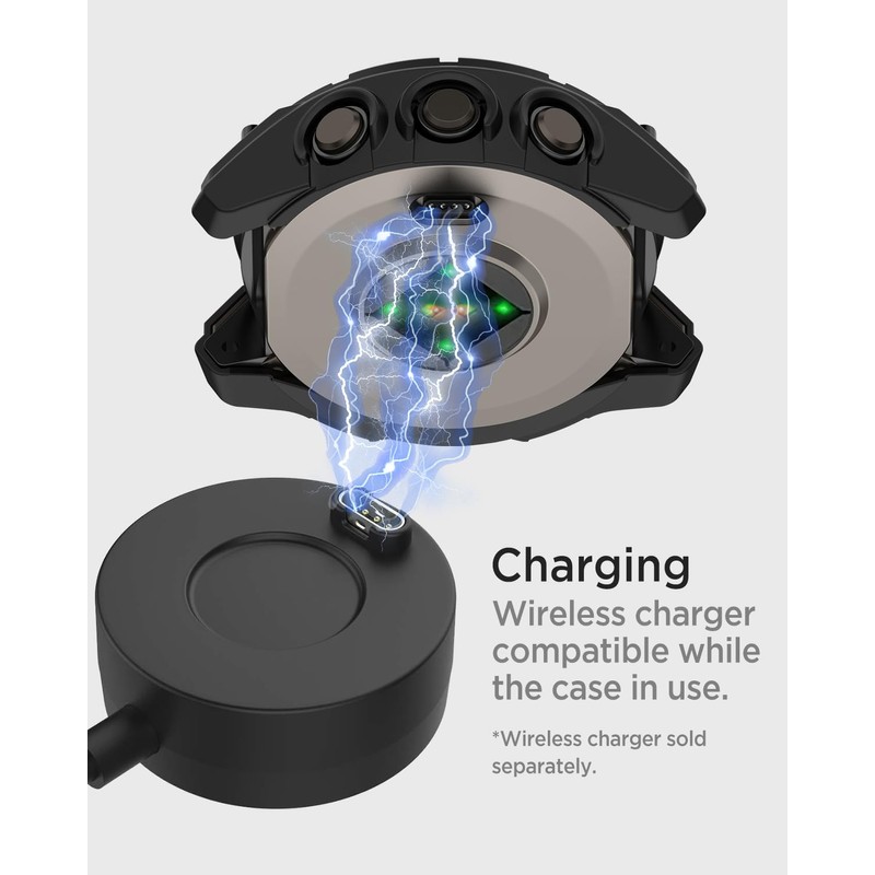 Miimall TPU Case Compatible with 47 mm Garmin Fenix 8