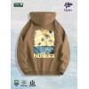 Palm Beach Graphic Hoodie 100% Cotton US Warehouse 7 ColorsColor: