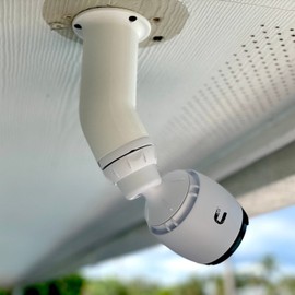 Zephyr's Market Under Soffit Ceiling Mounting Solution For UniFi Ubiquiti G3 G4 G5 G6 Bullet Cam - 120mm