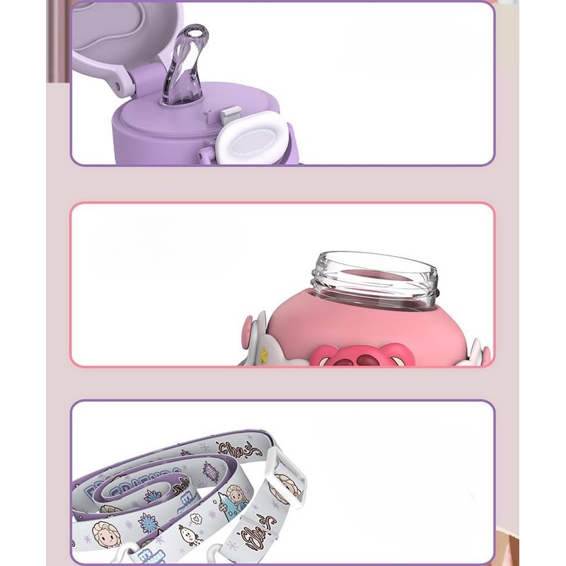 FASHION YO Buzz Water Bottle Reusable Kids 700ml PP with