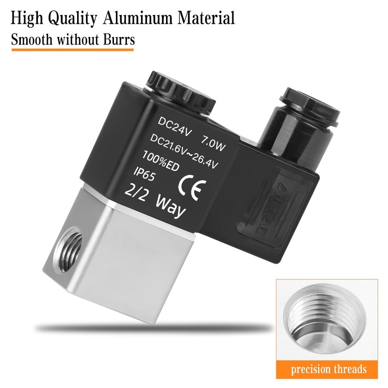 Solenoid Valve, 1/4'' NPT Pneumatic AirTAC 2V025-08 24V 2 Position
