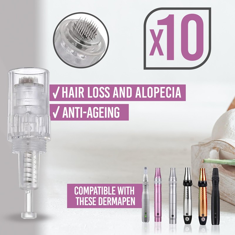 Snadi - Pack of 10 Dermapen Cartridges with 36 Pins