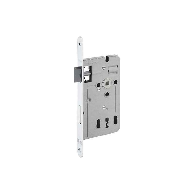 Dormakaba Mortice Lock Ergo BB Backset 55 Galvanised Steel Silver-Coloured