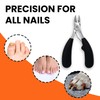 Kohm Toenail Clippers | Extra-Wide Blade & Non-Slip Grip for
