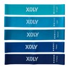 Resistance Bands By XOLY (Set of 5) Skin-Friendly Resistance Fitness