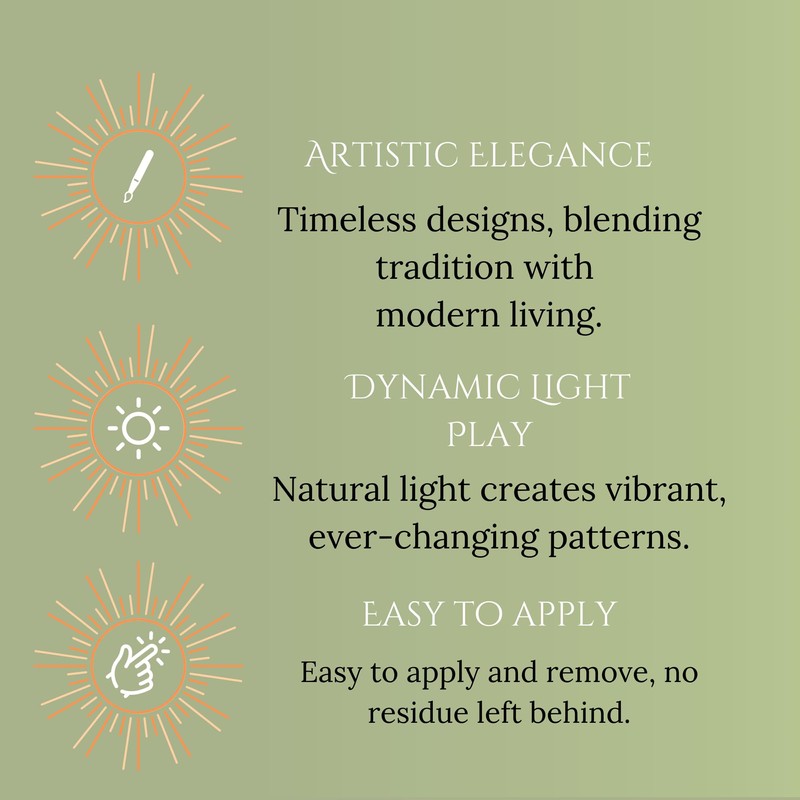 Decorative Hand Printed Stained Glass Window Sun Catcher/Roundel in a