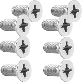 8 PCS Stainless Steel Brake Disc Rotor Screws 93600-06014-0H - Universal Fit for Honda, Acura, Hyundai and Kia Models - Stainless Steel Retaining Screws for Front