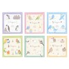 Saezuri Note Penguin Notepad, Tabletop, 2 Patterns, Assorted, 60 Pieces,