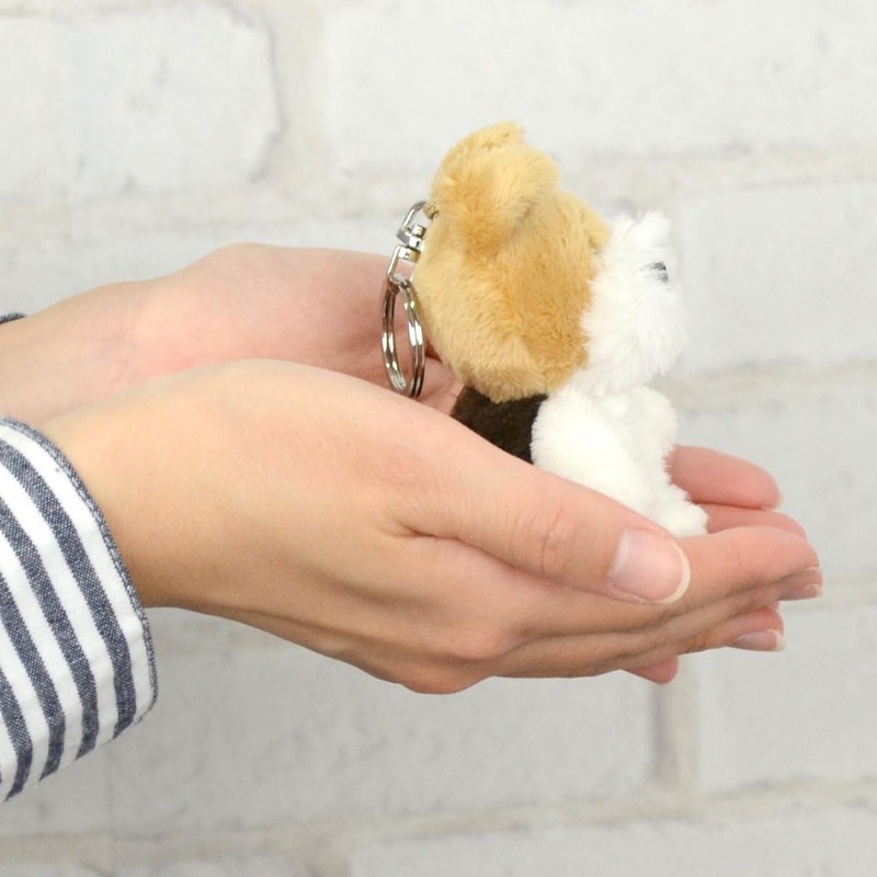 [NICI] Wire Fox Terrier Key Ring Keychain BB Girls Brown