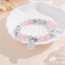 TERRISHE Birthday Gift for Women Bracelet for Women Gift for Sister, Mom, Friend Anniversary, Christmas, Valentine's Day (6), Adjustable, Plastic, No Gemstone