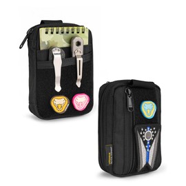 VIPERADE VE26 EDC Pouch, Small EDC Organizer Pouch, Men's EDC Pocket Organizer, Multi-Tool EDC Pouch Organizer Utility Pouch, EDC Organizer (Black)