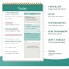 GOLDPEI To Do List Notepad - Daily Planner Notepad Undated