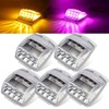 Partsam Cab Light, 5Pc 17LED Dual Color Square Cab Marker