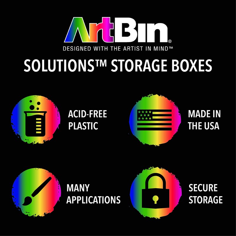 ArtBin 3900AB Solutions Extra Long Box, Art & Craft Organizer