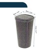 TUCKBOLD Auto Car Trash Can Durable Front Seats Trash Bin