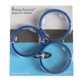 Imachinist S44781224SS M42 44-7/8" Long, 1/2" Wide, 1/40" Thick, 24 TPI, Constant Teeth, Portable Bi-Metal Bandsaw Blades for Cutting Stainless Steel SS, 3 Pack