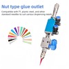 KZU Precision Thimble Dispensing Valve, Glue Dispenser Valve with Micrometer