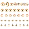 PandaHall 48 Pieces 14K Gold Sliding Beads, 4 Sizes Stopper