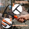 Boaby Professional Exploration Hammer One-piece Carbon Steel Flat Head Hammer