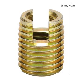 Self-Tapping Inserts Made of Carbon Steel Thread Inserts Accessories M2 M3 M4 M5 M6 M8 M10 M12 Inserts 20 Pieces (Inner M2 x 0.4 Outer M4.5 x 0.5)), Closure