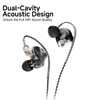 QILIAN QH3 in Ear Monitor Headphones, Includes 3.5mm Cable &