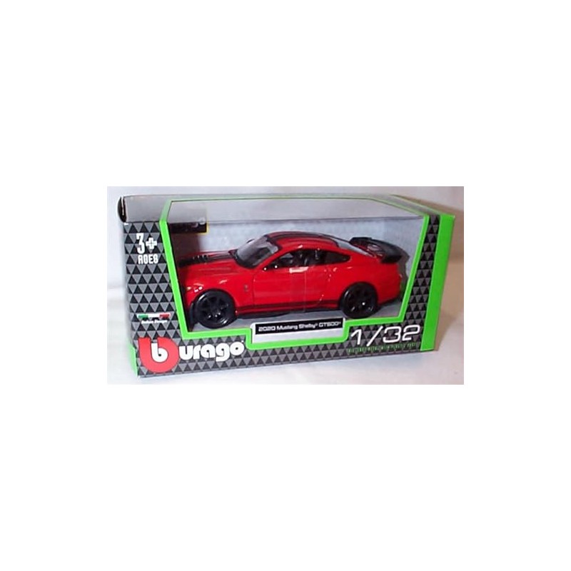 Corgi Burago 2020 Mustang Shelby GT500 in Red car 1:32