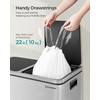 SONGMICS Trash Bags for 8-Gallon (30 L) Trash Cans, Drawstring