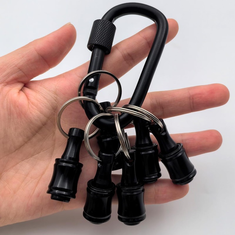 6Pcs 1/4 Inch Bit Holder Shank Screwdriver Bits Holder with