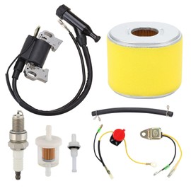 GX390 Bobina de encendido con filtro de aire y bujía para Honda GX240 GX270 GX340 8HP 9HP 11HP 13HP motores 339cc 389cc 439cc kit generadores