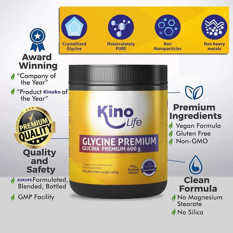 Premium GLYCIN | 600 g | 100% Pure | Crystallized