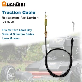 Quanaoo 44 inches Traction Cable 98-8328 for Toro Lawn Boy Silver & Silverpro Series Lawn Mowers 20013 20014 20017 20018 20031 20041 20047 Replacement Traction Control Cable