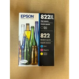 Epson - T822XL/T822 4-Pack High-Yield Black/Standard Capacity Multi Ink #9071
