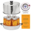 Kitchen Crop Steam Canner with Temperature Indicator (Aluminum Steam Canner)