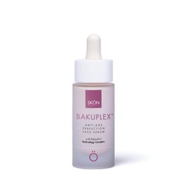 Skön Bakuplex Gesichtsserum mit Vitamin E und Hyaluronsäure und Bakuchiol, Anti-Falten-Serum mit feuchtigkeitsspendender und glättender Wirkung, wirkt Falten und Zeichen der Zeit, für alle Hauttypen,