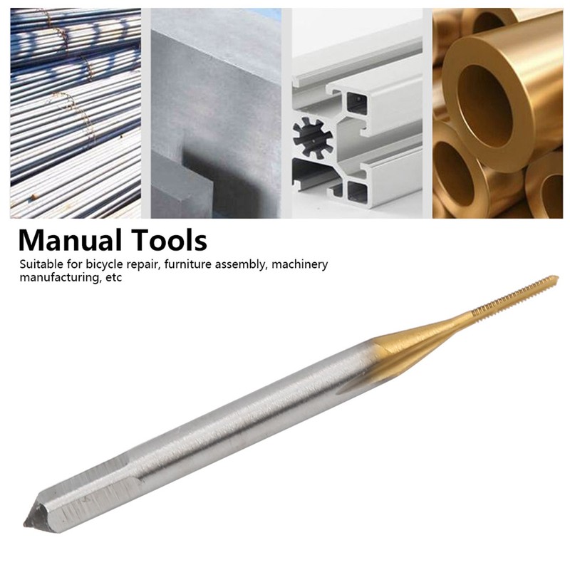 10pcs M0.9x0.225 Screw Tap High Speed Steel Drill Bits for