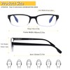 Kerecsen 4 Pack Reading Glasses for Men and Women with