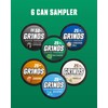 Grinds Coffee Pouches | 6 Can Sampler | Caramel, Espresso,