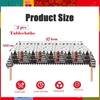 2pcs Christmas Table Cloth Party Plastic Xmas Tablecloths,137*274cm Christmas Tree