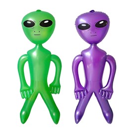 2 Pieces Alien Balloons, Inflatable Aliens, Alien Inflatable Props, Funny Aliens, Holiday Party Decorations