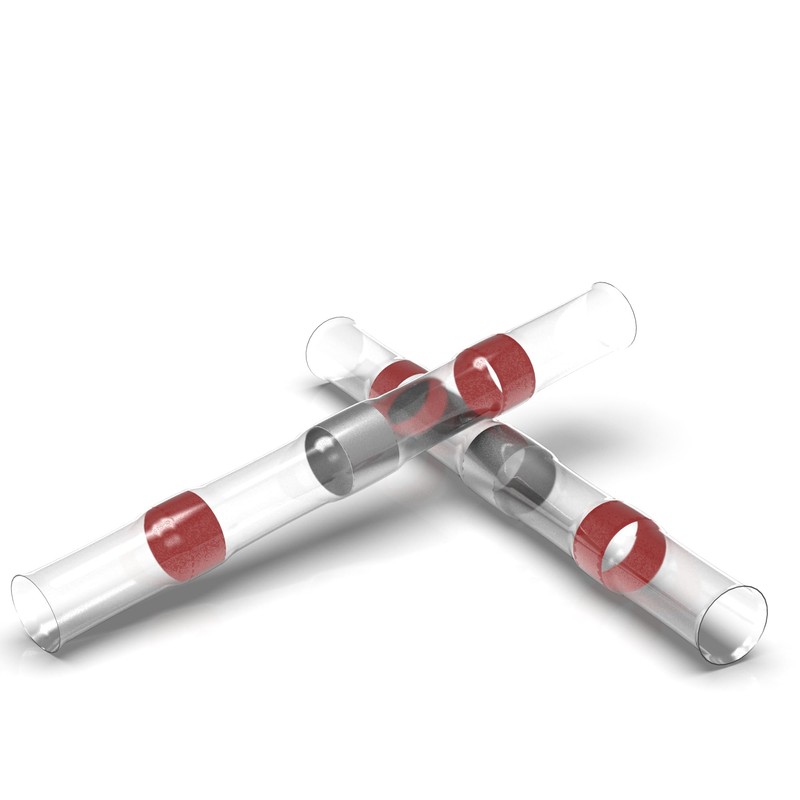 10 - 100 solder connector red Ø 3mm 0,5 -