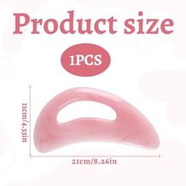 Large Body Gua Sha, 1 Pcs Guasha Tool, Lymphatic Drainage Tool for Eliminate Cellulite and Promote Lymph Circulation, Large Gua Sha Massage Tool, Anti Cellulite Massager for Man And Women (Pink)