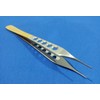 Gold Handle HIGH Grade ADSON Dressing Serrated FINE Point Forceps