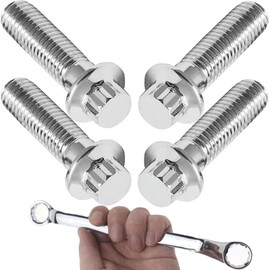 KZMPMT M10x1.5 Metric Front Brake Caliper Mounting Bolts Kit for 1990-2024 Harley All Models,Sportster Softail Touring Dyna（4Pcs + Quick Tools）