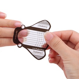 kingsie neirufo-mu Clear Nail Art Gel Acrylic Extension Practice Nail Salon Professional Beginner