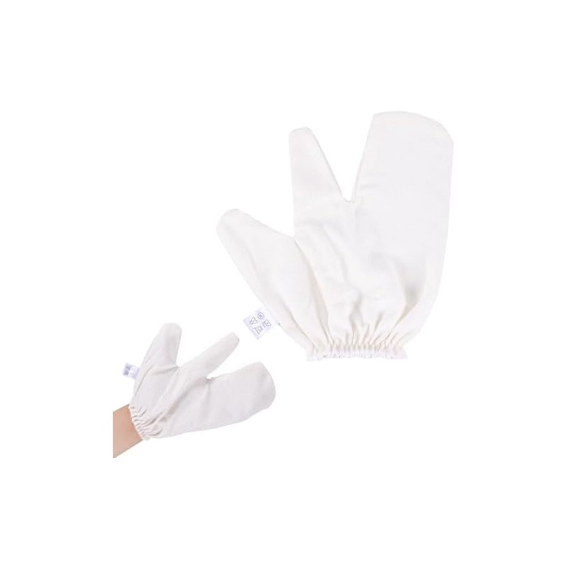 Guantes Exfoliantes de Seda de Morera lasuroa D29612 para Masaje