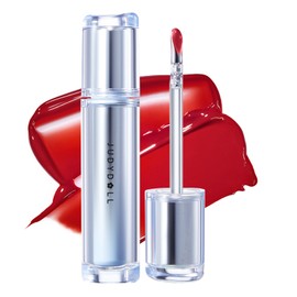 JUDYDOLL Ice Watery Lip Gloss- Long Lasting & Transfer-Proof, Infused with 86% Essence with Ice Iron Applicator, Non-Sticky Glossy Finish for Daily Wear, Mirror Lip Glazes, Moisturizing Plumping Gloss