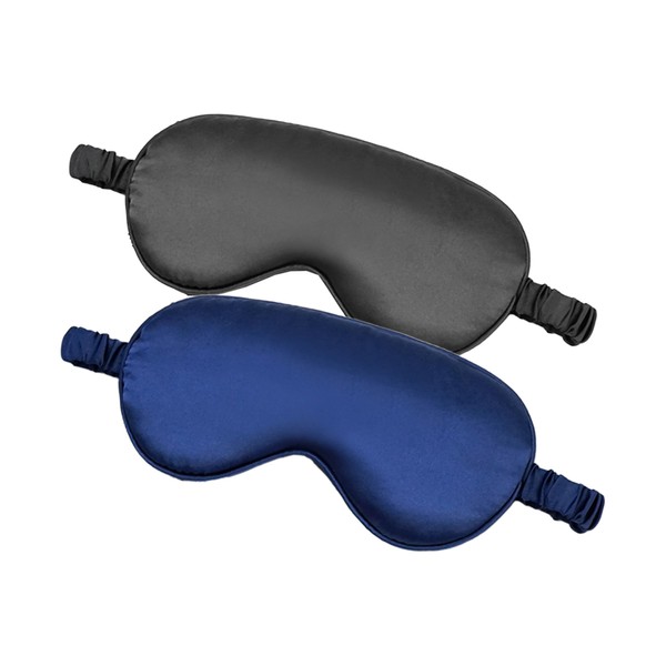 Tisoloow Silk Sleep Mask for Sleeping with Adjustable Strap Satin