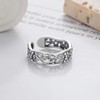 SUNYOBAO Women's Ring, Thick, Silver, One Size Fits Most, Cute,