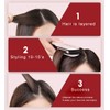 MBHAIR Ceramic Crimper Iron for Fluffy Hairstyle Curling Iron, Corrugation