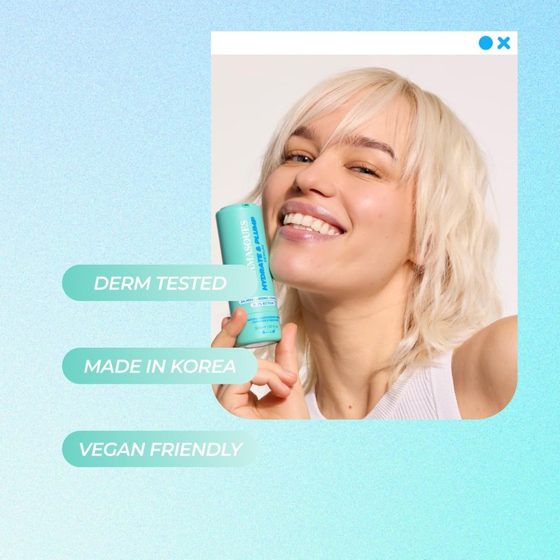 Vitamasques Hydrate & Plump Hydrating Face Serum - Lightweight Intense